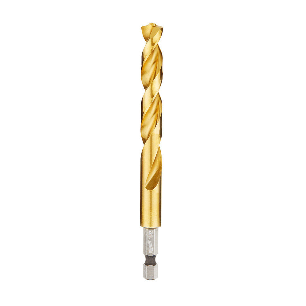 Milwaukee 48-89-4623 SHOCKWAVE 13/32 Inch Titanium Drill Bit with RED HELIX