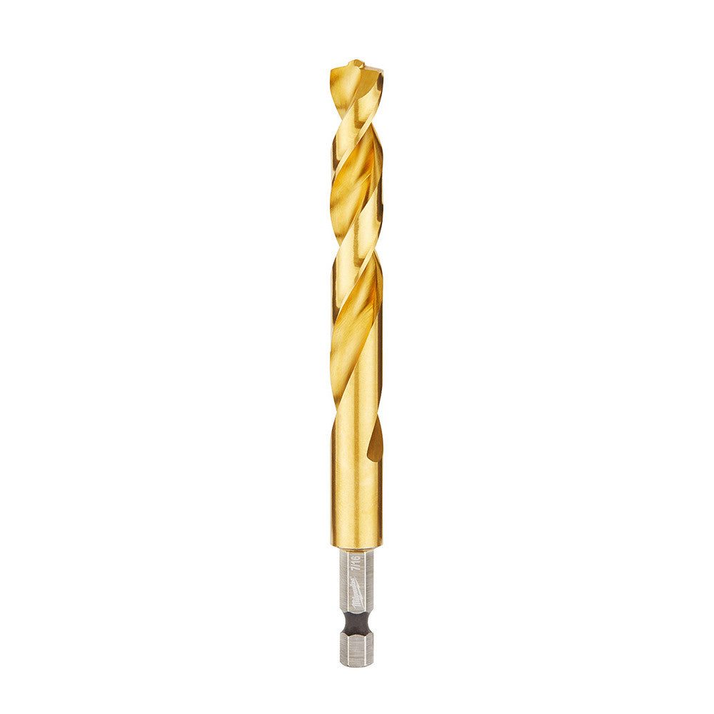 Milwaukee 48-89-4625 SHOCKWAVE 7/16 inch Titanium Drill Bit with RED HELIX