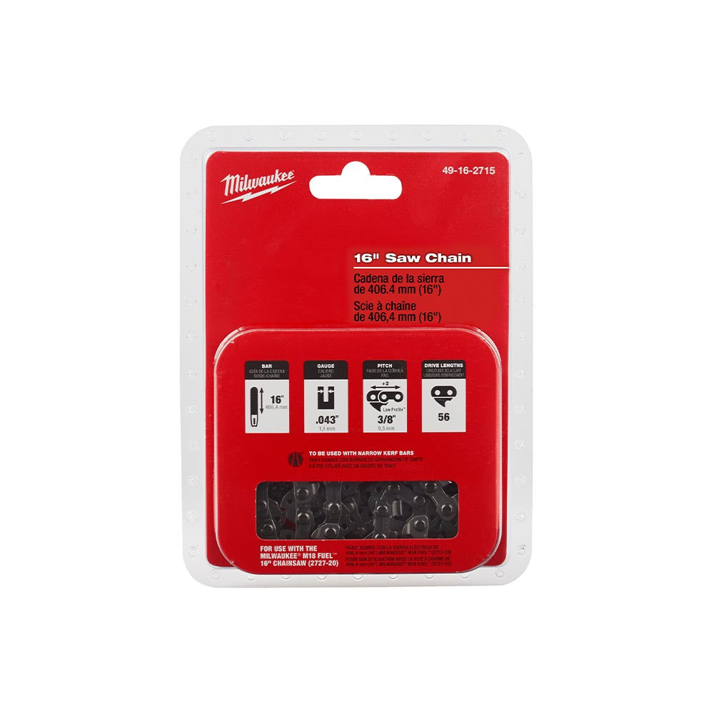 Milwaukee 49-16-2715 16 inch Chainsaw Chain