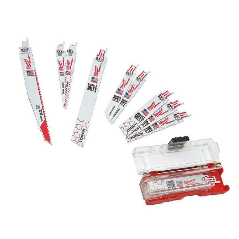 Milwaukee 49-22-3329 12 piece SAWZALL Demolition Reciprocating Saw Blade Set