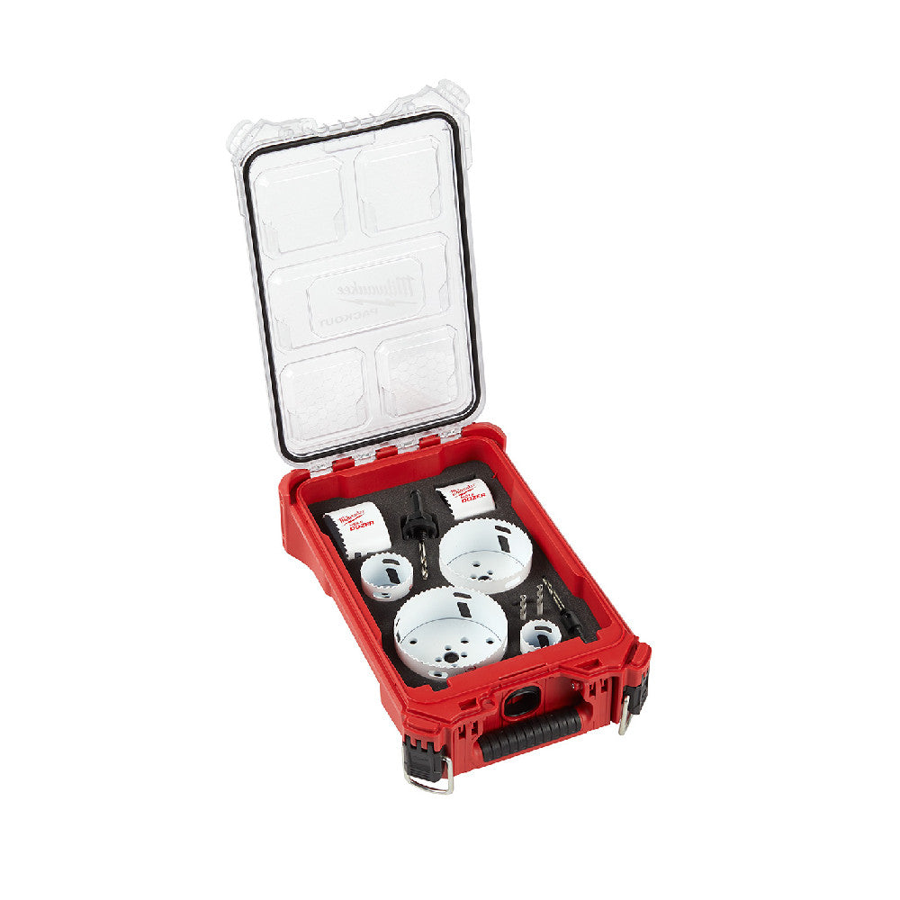 Milwaukee 49-22-5607 10 piece HOLE DOZER Bi-Metal Hole Saw Kit with PACKOUT Compact Organizer