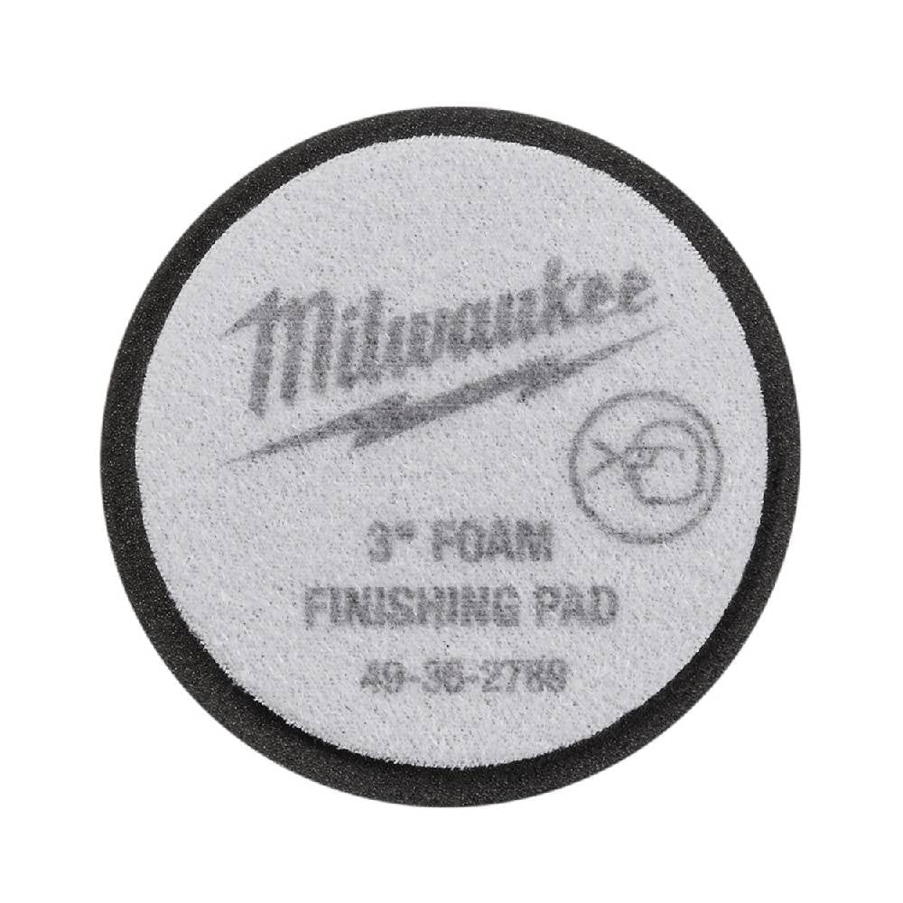 Milwaukee 49-36-2789 3 inch Black Foam Finishing Pad