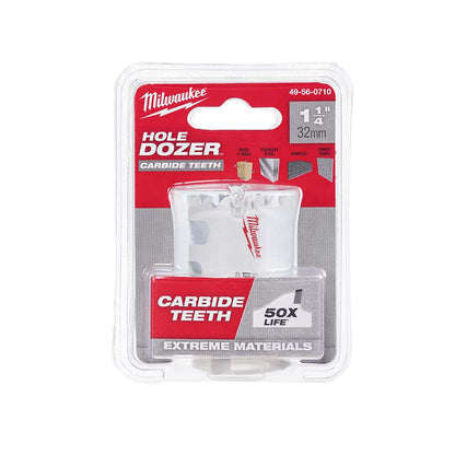 Milwaukee 49-56-0710 HOLE DOZER 1-1/4 Inch Hole Saw with Carbide Teeth