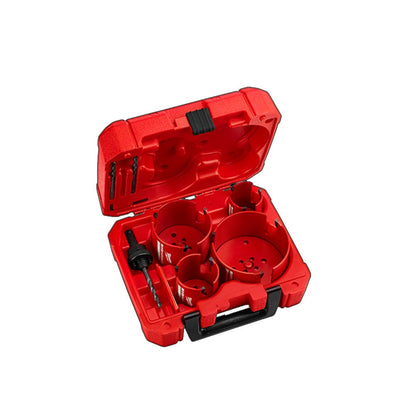 Milwaukee 49-56-9285 8pc BIG HAWG Carbide Teeth Plumber's Hole Saw Kit