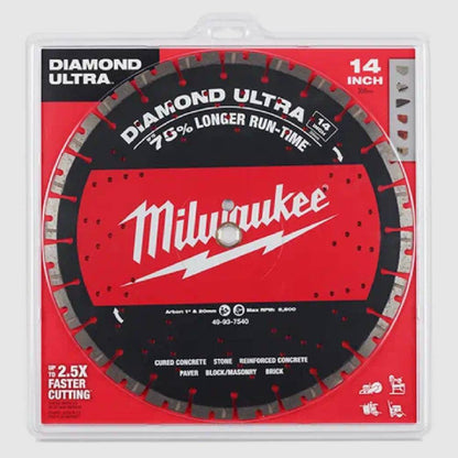 Milwaukee 49-93-7540 14 inch Diamond Ultra Segmented Blade