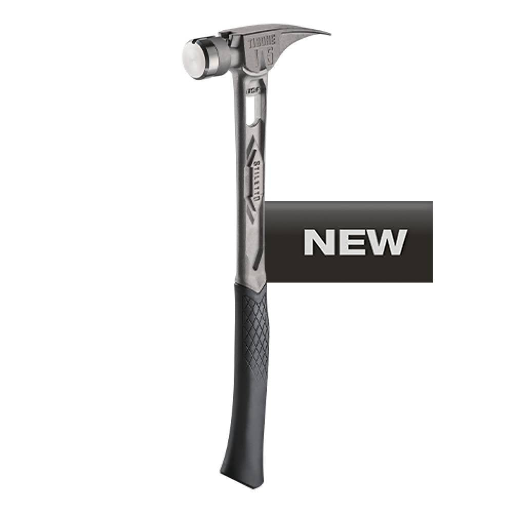 Stiletto STTIB15SC 15oz Titanium Smooth Face Framing Hammer with Curved Handle