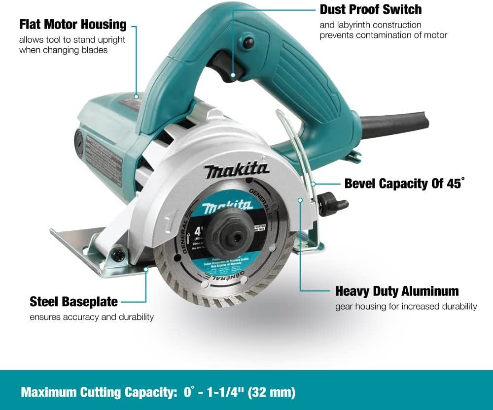 Makita 4100NH3ZX 4-3/8 inch Masonry Saw