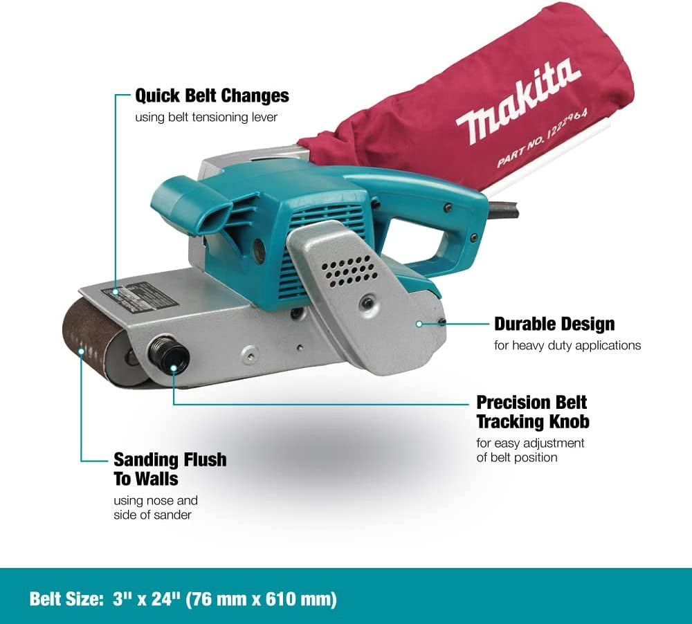 Makita 9924DB 3 inch x 24 inch Belt Sander