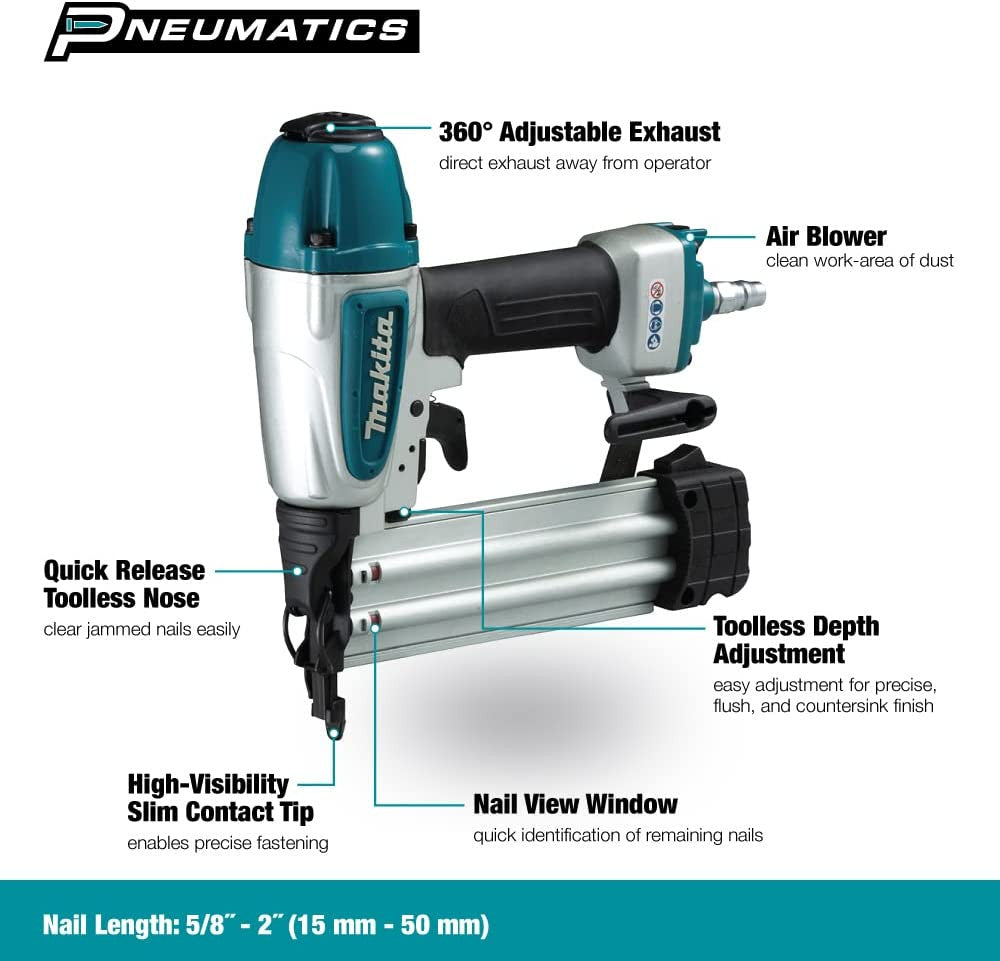 Makita AF506 18-Gauge 2 inch Brad Nailer