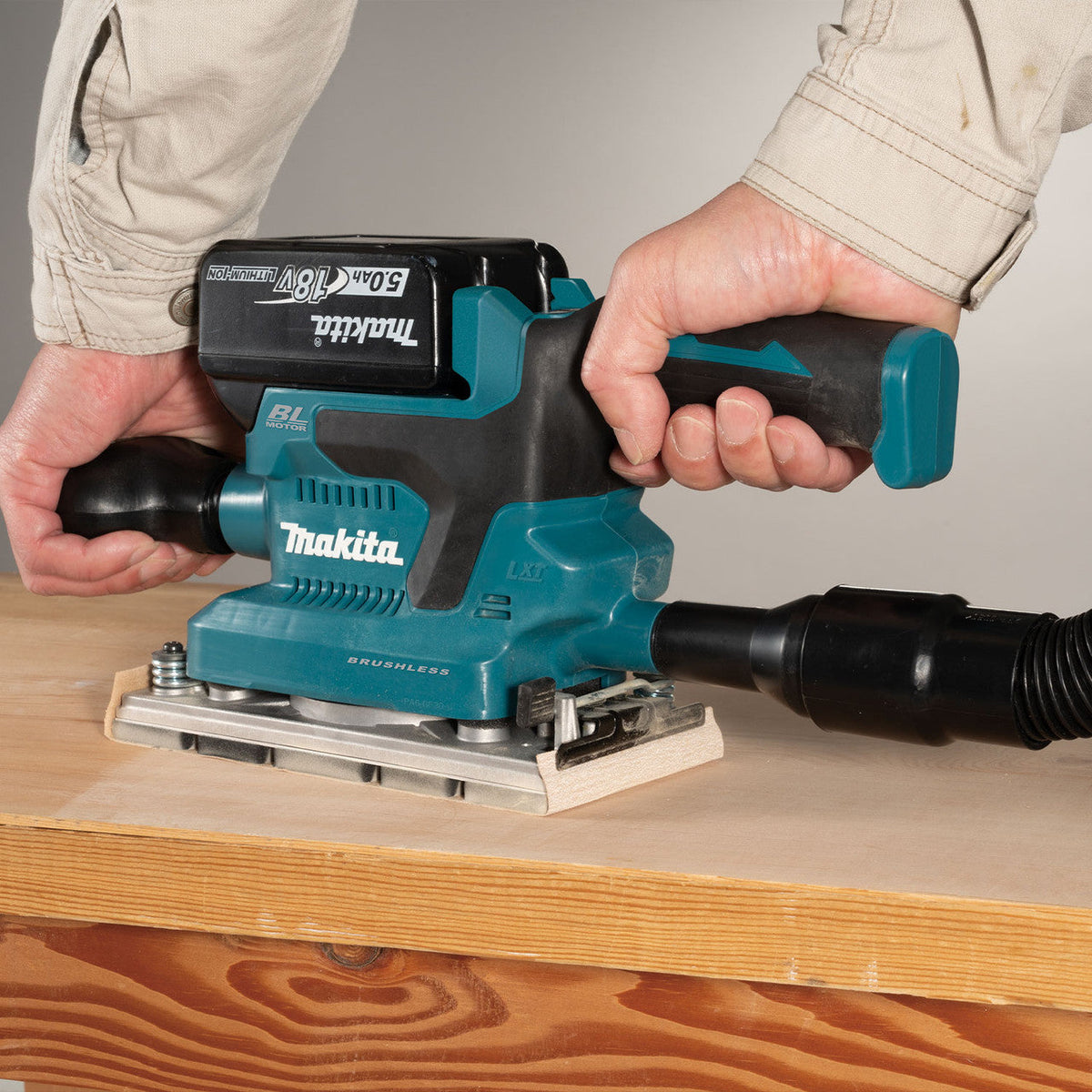 Makita DBO380Z 18V LXT Brushless 1/3 Sheet Finishing Sander (Tool Only)