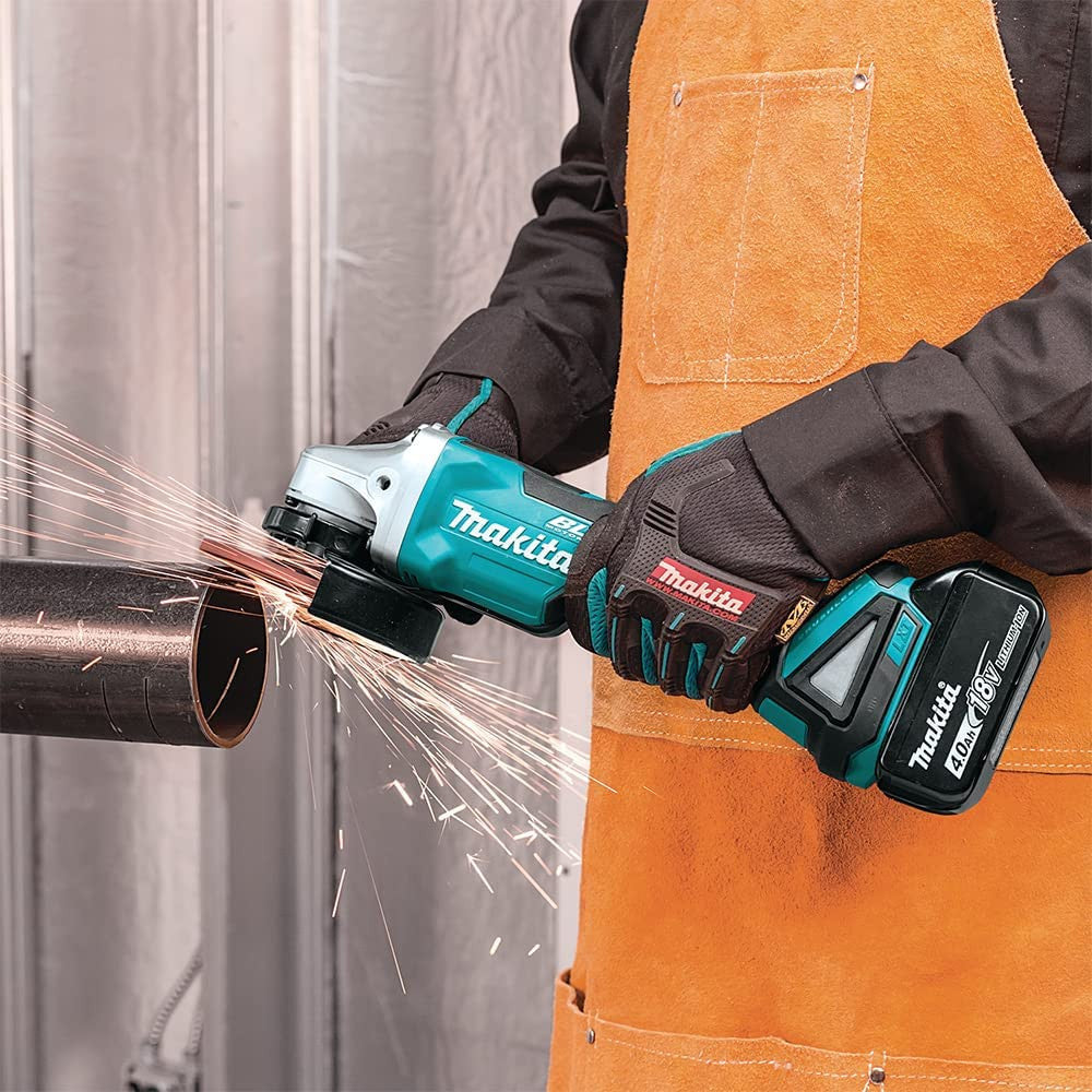 Makita DGA455Z 18V LXT Cordless 4-1/2 inch Paddle-Switch Angle Grinder with Brushless Motor (Tool Only)