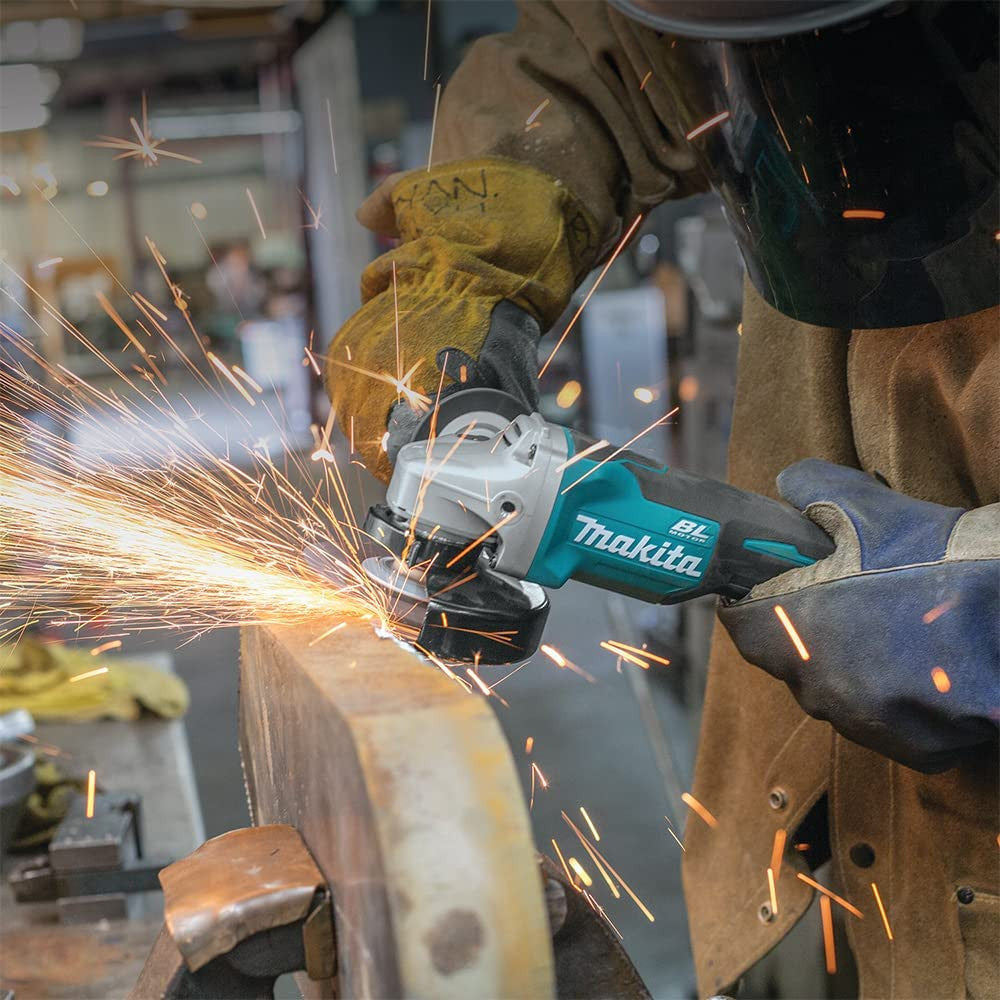 Makita DGA455Z 18V LXT Cordless 4-1/2 inch Paddle-Switch Angle Grinder with Brushless Motor (Tool Only)