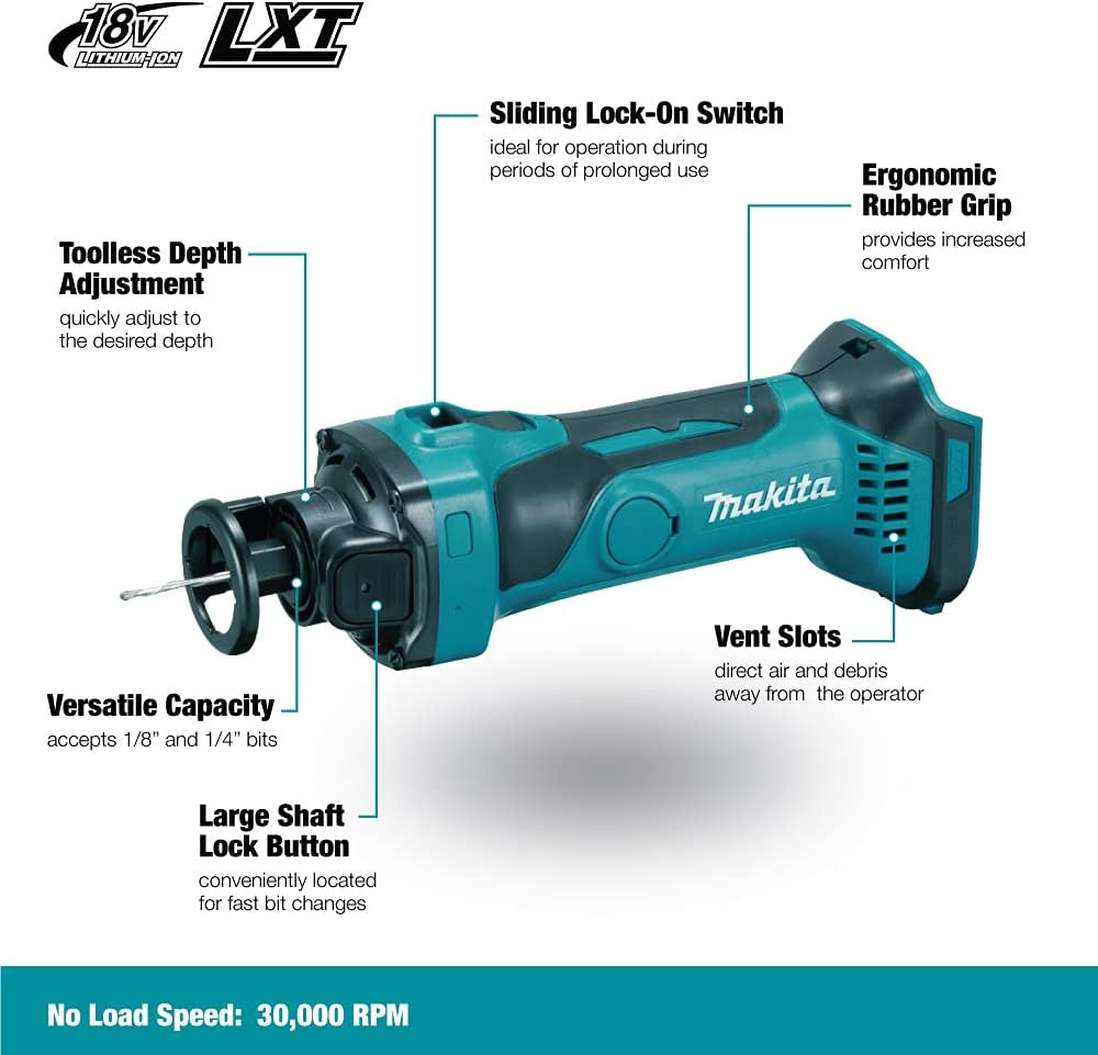 Makita DLX2089M 18V LXT 4Ah Cordless 2-Tool Drywall Combo Kit