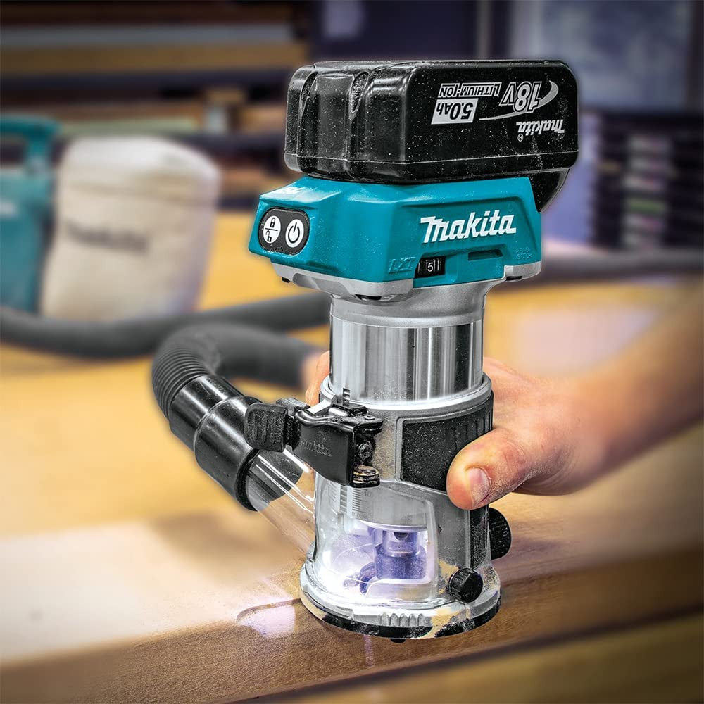 Makita DRT50ZX4 18V LXT Cordless Brushless Compact Router (Tool Only)