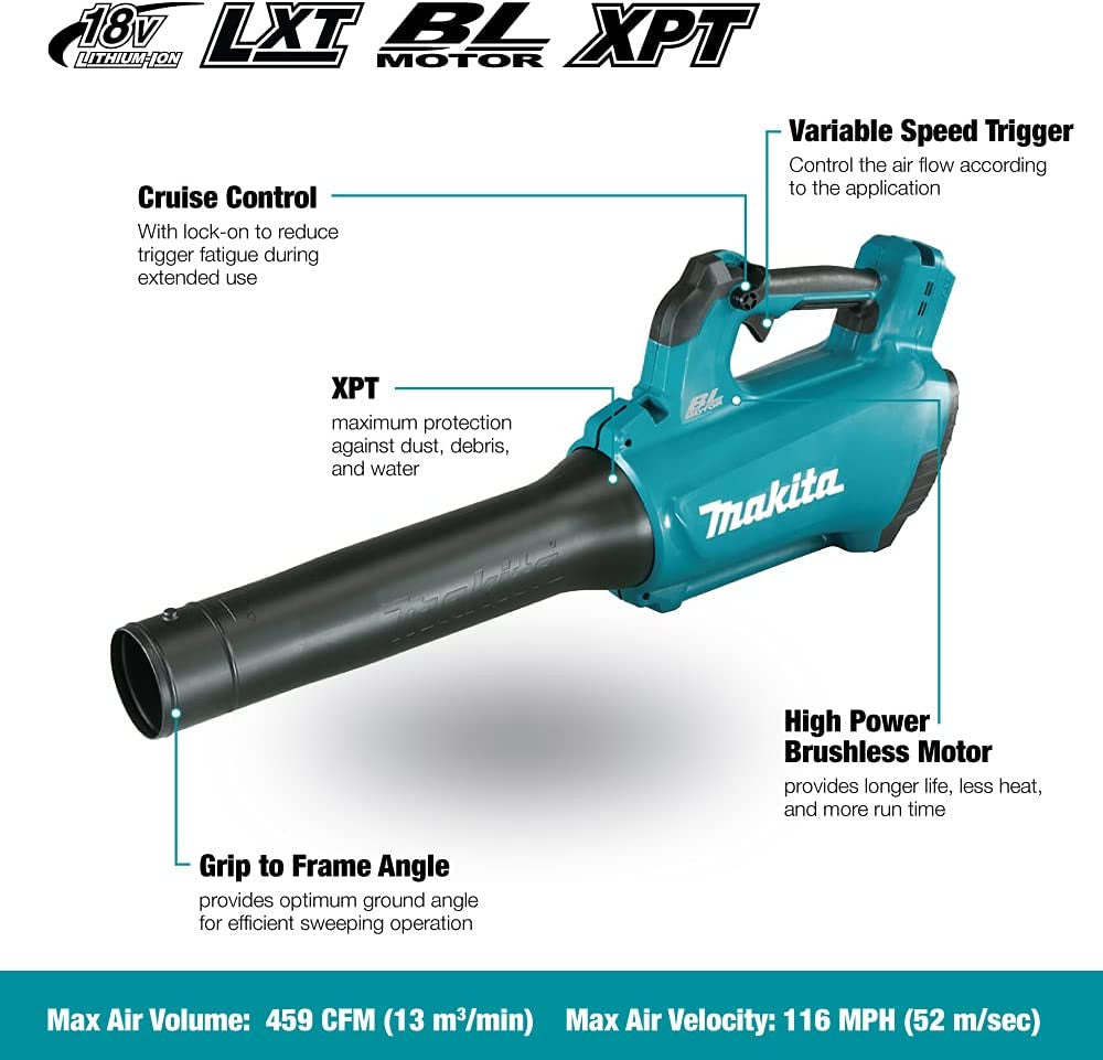 Makita DUB184Z 18V LXT Cordless Turbo Blower with Brushless Motor (Tool Only)