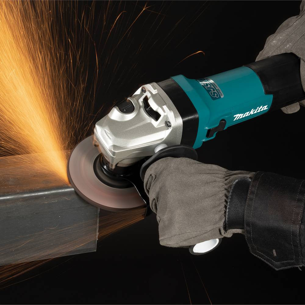 Makita GA5091X01 15 Amp 5 Inch Variable Speed Angle Grinder with Slide Switch