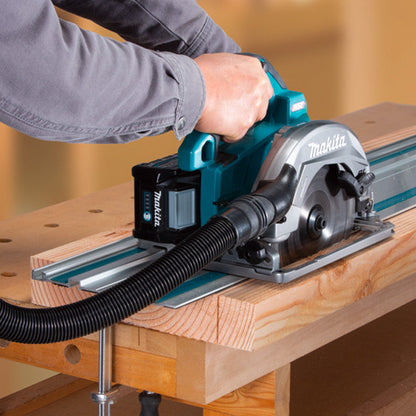 Makita HS003GZ 40V XGT Brushless 7-1/4 inch Circular Saw cutting wood (battery sold separately)