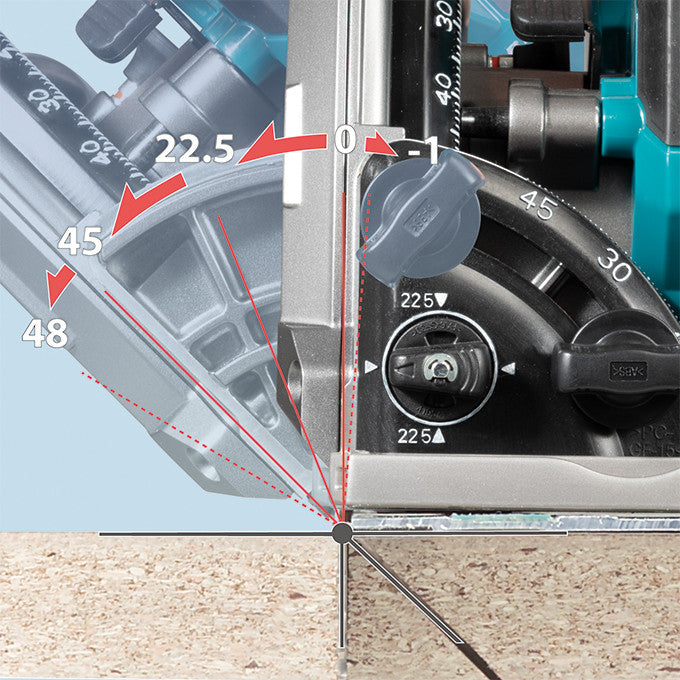 Makita SP001GZ02 40V XGT Brushless 6-1/2 inch Plunge Cut Circular Saw (Tool Only)