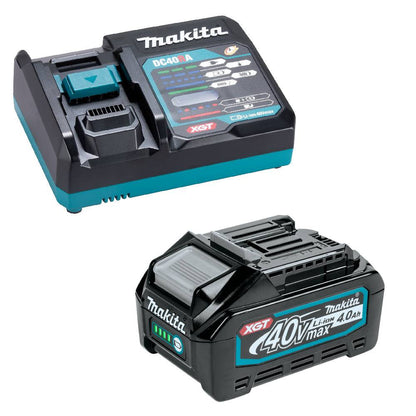 Makita T-04313 40V MAX XGT 4.0 Ah Battery Starter Kit