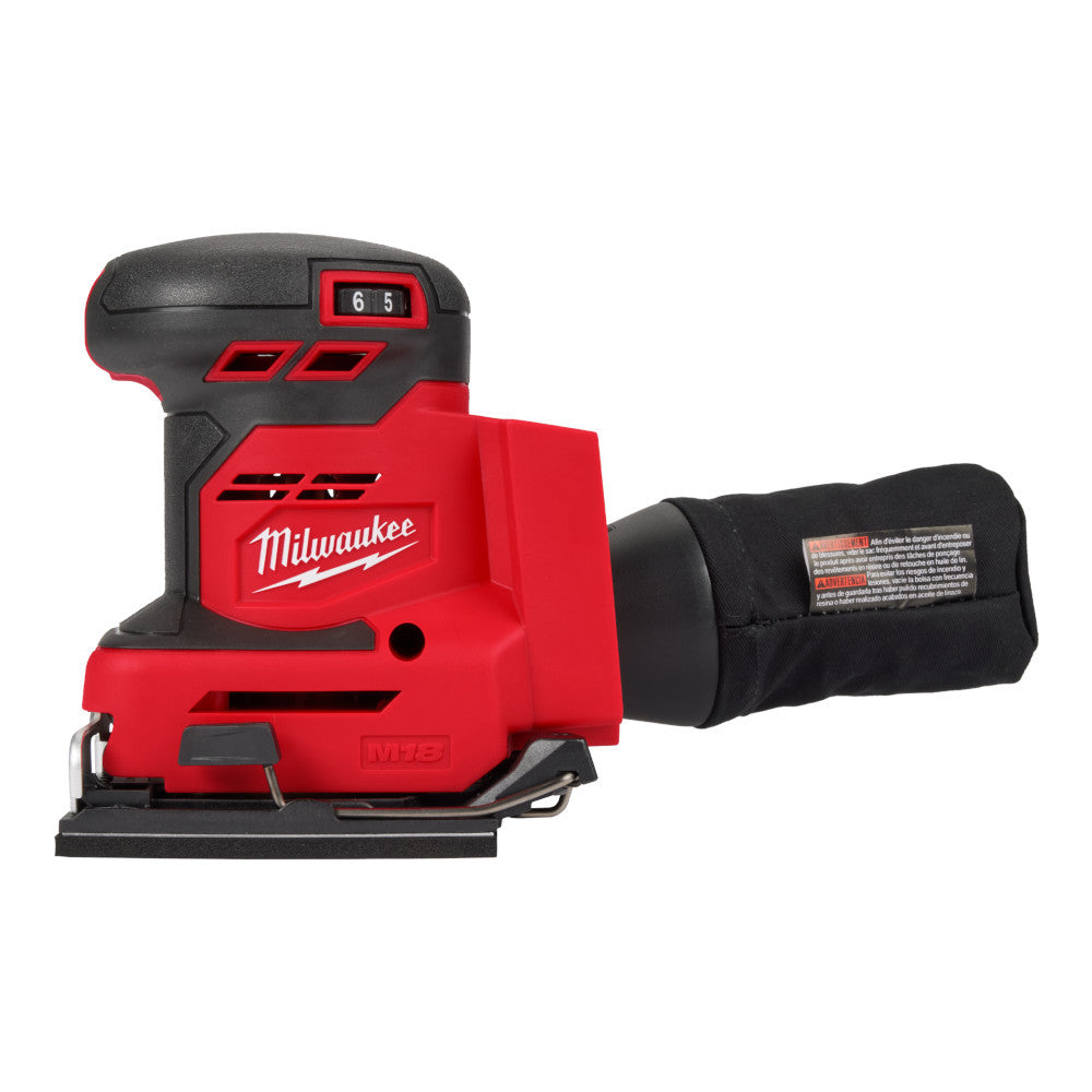Milwaukee 2649-20 M18 Cordless Orbital 1/4 Sheet Sander (Tool Only)