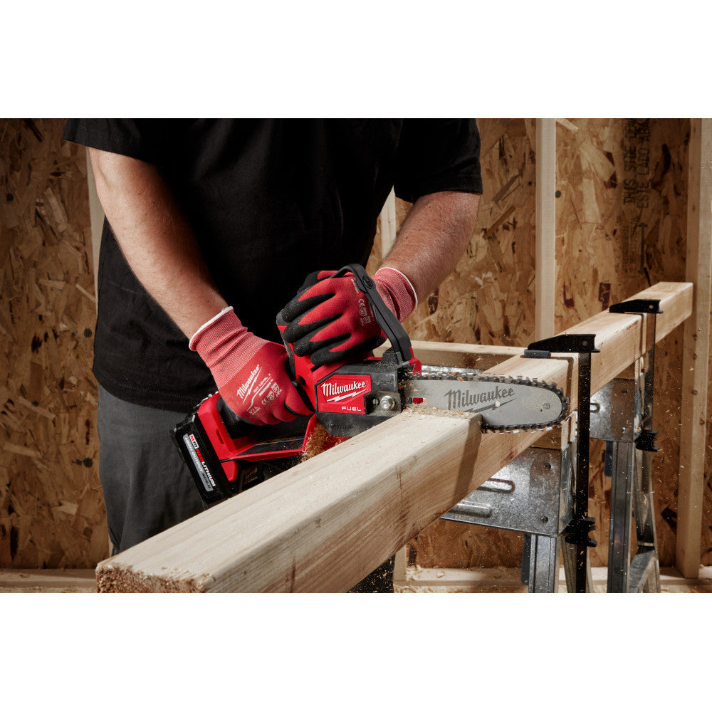 Milwaukee 3004-20 M18 FUEL HATCHET 8-inch Pruning Saw cutting lumber (battery sold separately)