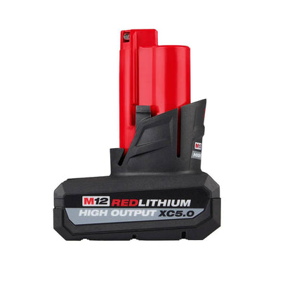 Milwaukee 48-11-2450 M12 REDLITHIUM Extended Capacity XC 5.0 Ah Battery Pack