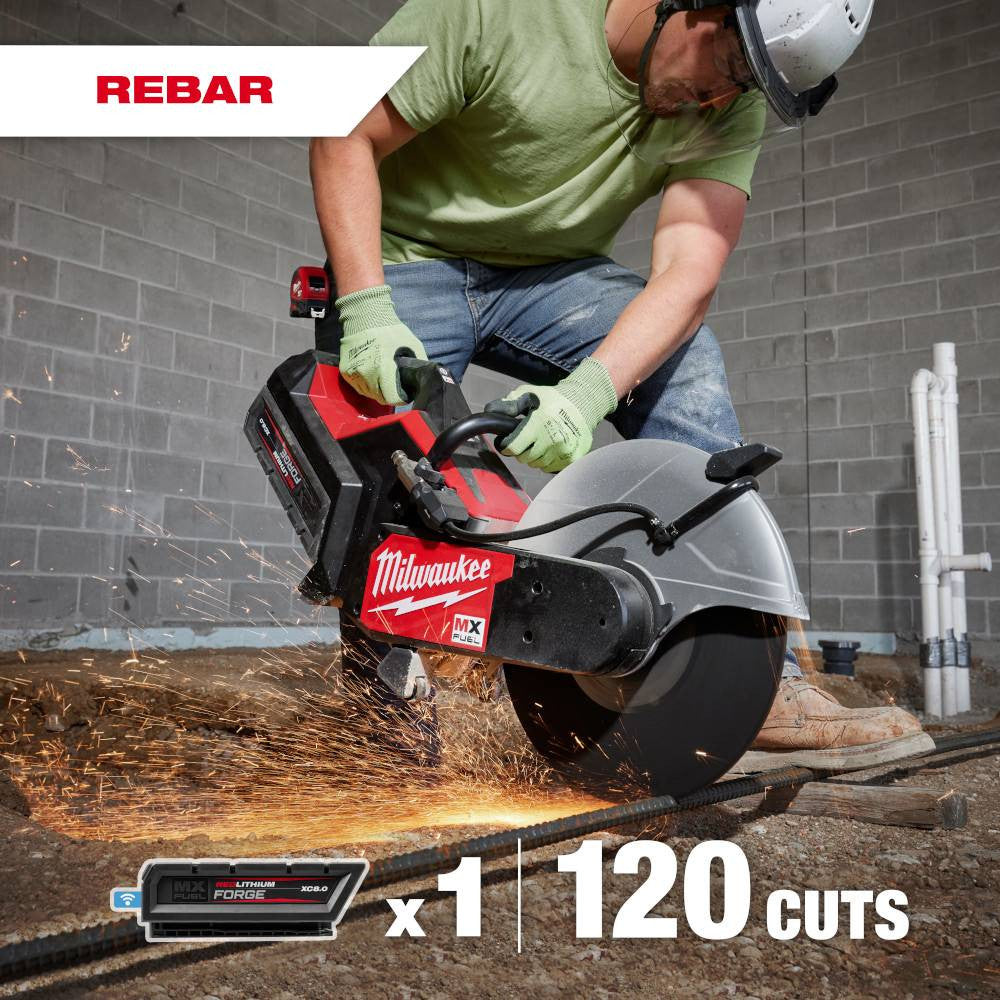 Milwaukee MXF315-2XC MX FUEL Cordless Brushless 14 Inch Cut-Off Saw with Rapid Stop Kit