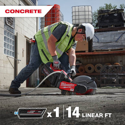 Milwaukee MXF315-2XC MX FUEL Cordless Brushless 14 Inch Cut-Off Saw with Rapid Stop Kit