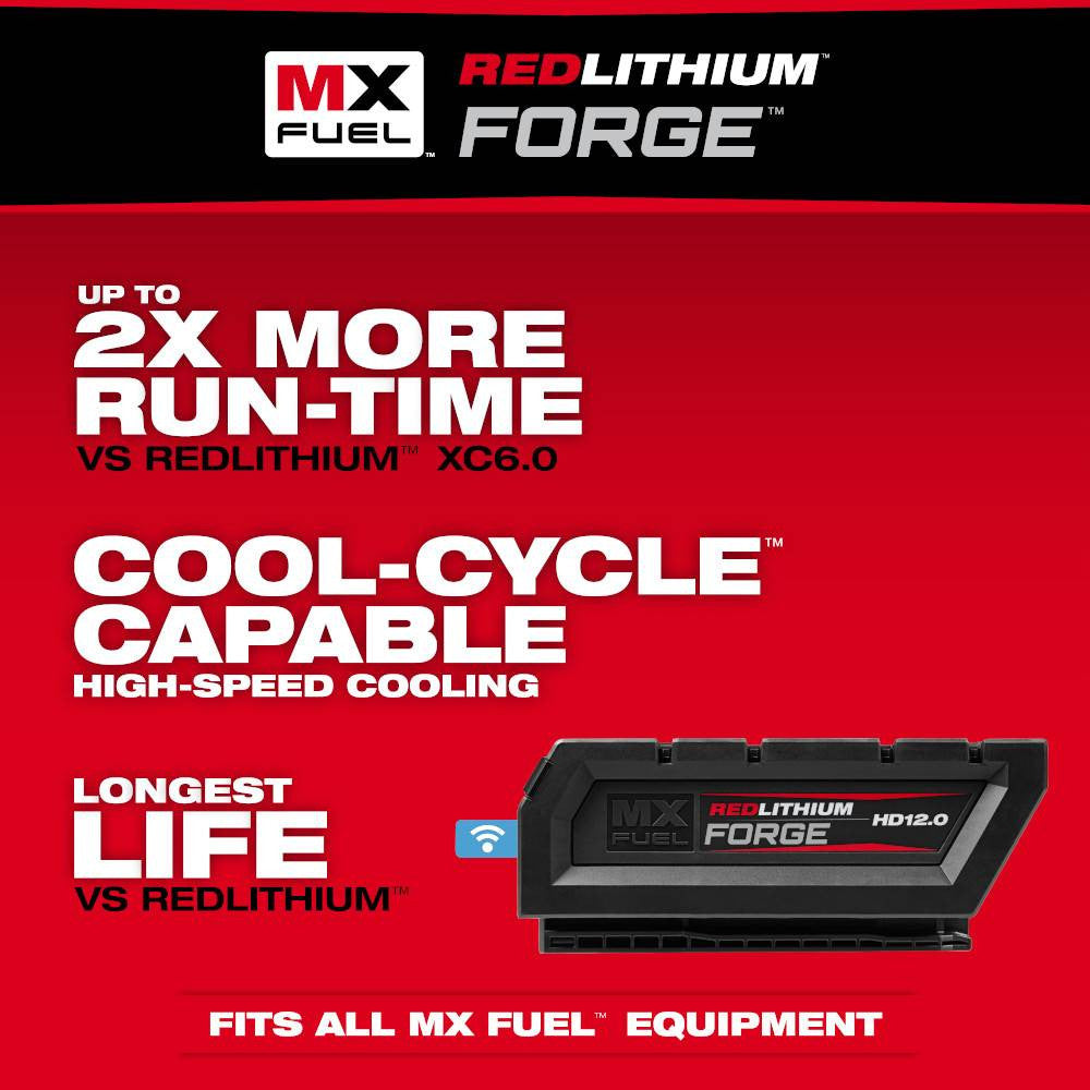 Milwaukee MXFHD812 MX FUEL REDLITHIUM FORGE HD 12.0 Ah Battery Pack