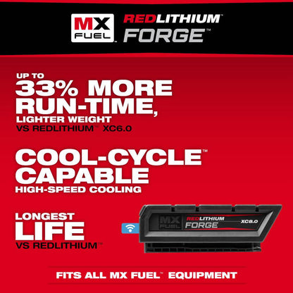 Milwaukee MXFXC608 MX FUEL REDLITHIUM FORGE XC 8.0 Ah Battery Pack