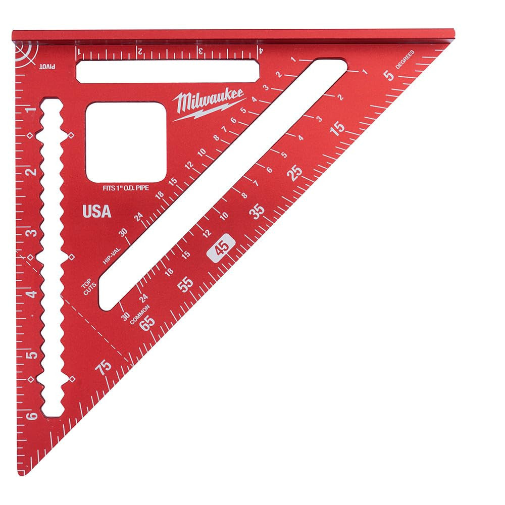 Milwaukee MLSQM070 7 inch Magnetic SAE Rafter Square