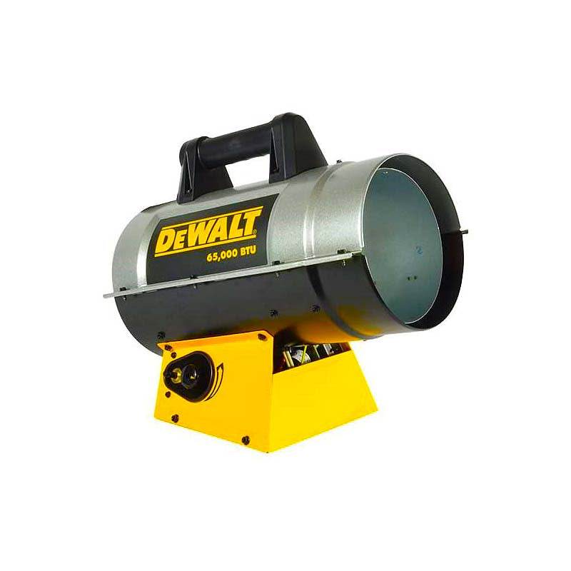DeWalt DXH65FAV 65,000 BTU/HR Propane Forced Air Construction Heater
