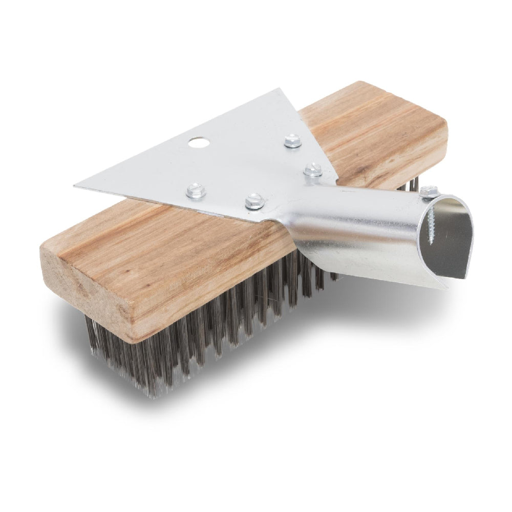 Marshalltown 7 1/8in  x 2 1/4in Wire Broom Head with Scraper