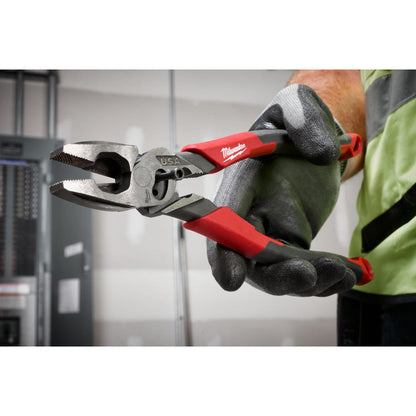Milwaukee MT550C 9 inch Lineman's Comfort Grip Pliers with Crimper