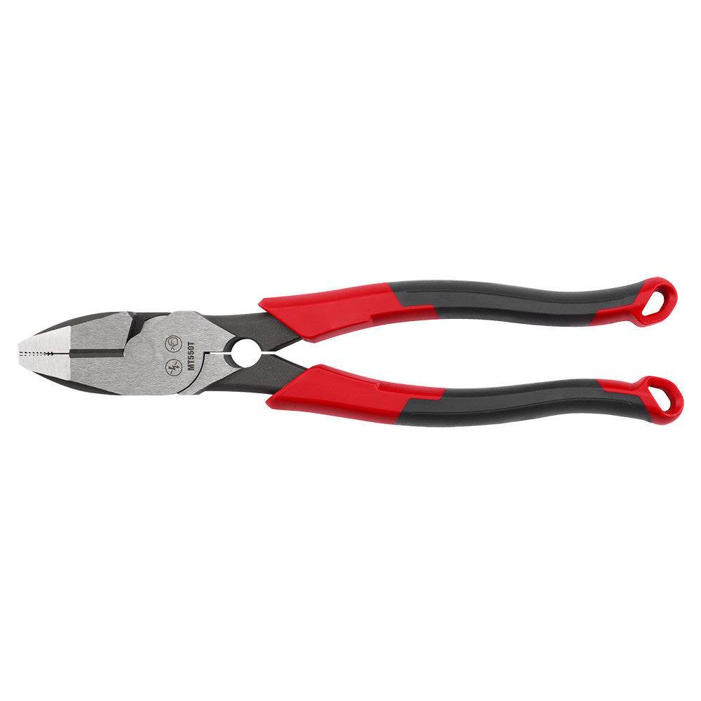 Milwaukee MT550T 9 inch Lineman foots Comfort Grip Pliers with Thread Cleaner