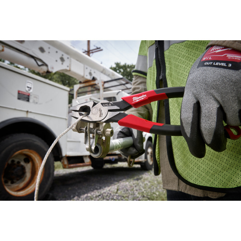Milwaukee MT550 9 inch Lineman's Comfort Grip Pliers