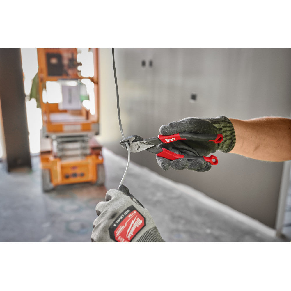 Milwaukee MT558 8 inch Diagonal Comfort Grip Cutting Pliers