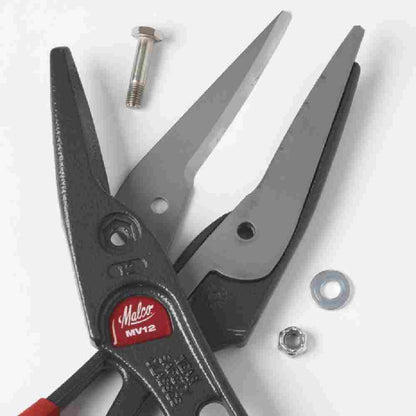 Malco MV12 12 inch Andy Combination Snips showing blade assembly
