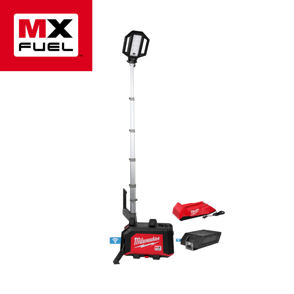Milwaukee MXF041-1XC MX FUEL ROCKET Cordless Dual Power Compact Tower Light Kit