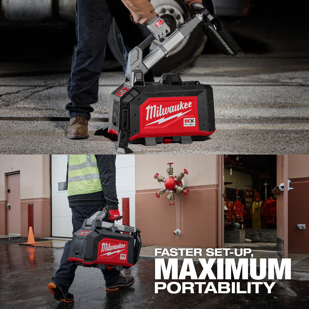 Milwaukee MXF041-1XC MX FUEL ROCKET Cordless Dual Power Compact Tower Light Kit