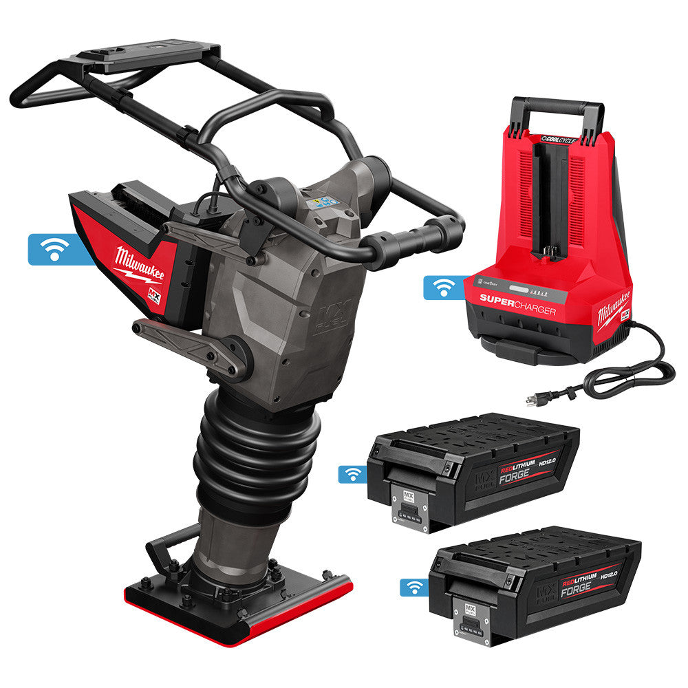 Milwaukee MXF270-2HD MX FUEL Cordless Brushless 70Kg Class Rammer Kit