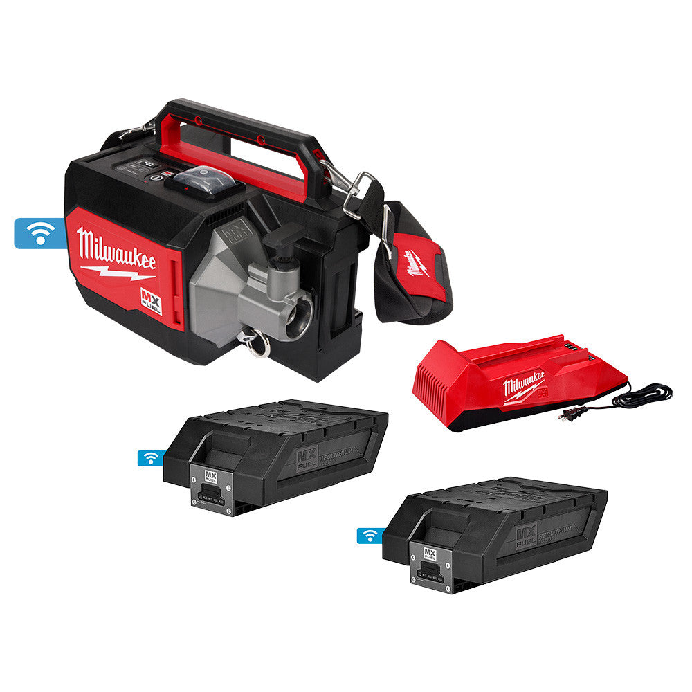 Milwaukee MXF370-2XC MX FUEL Cordless Brushless Concrete Vibrator Kit