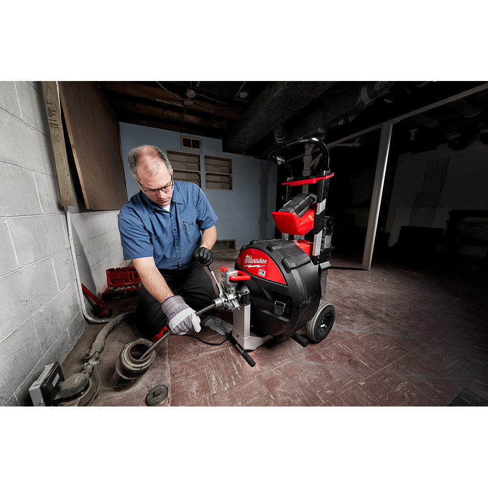Milwaukee MXF501-1CP MX FUEL Cordless Brushless Sewer Drum Machine with POWERTREDZ Kit