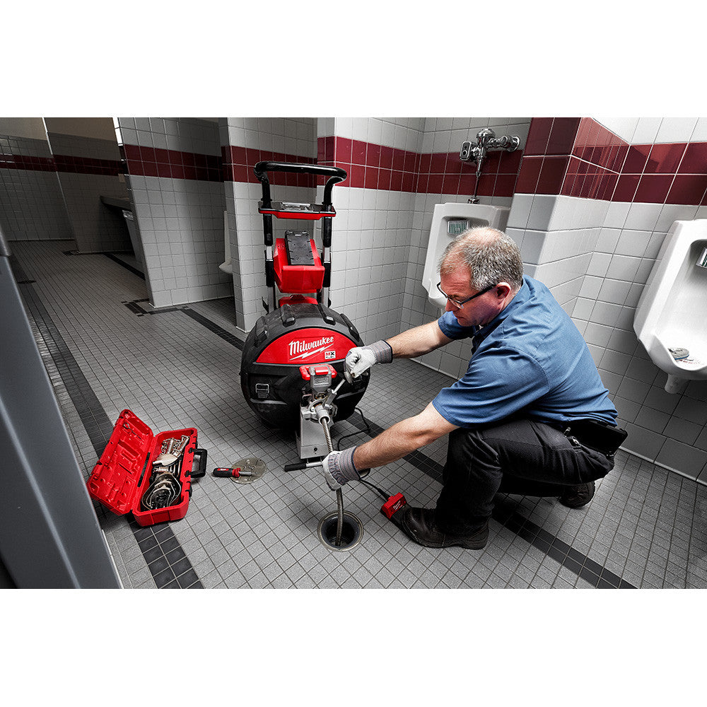 Milwaukee MXF501-1CP MX FUEL Cordless Brushless Sewer Drum Machine with POWERTREDZ Kit