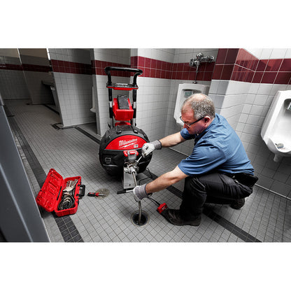 Milwaukee MXF501-1CP MX FUEL Cordless Brushless Sewer Drum Machine with POWERTREDZ Kit