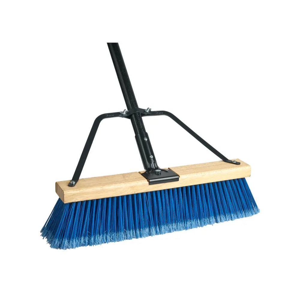 M2 24in Ryno Soft Sweep Push Broom - Tapered Handle