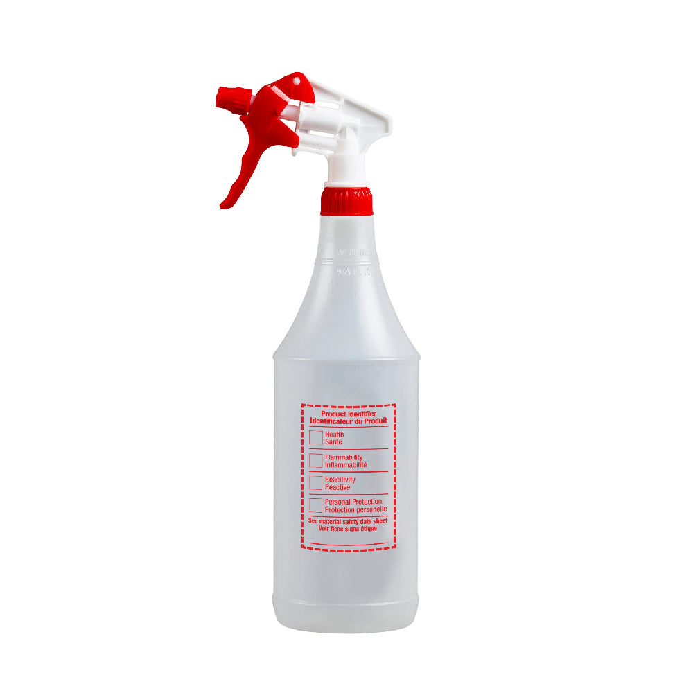 M2 24oz WHMIS Round Spray Bottle with Trigger