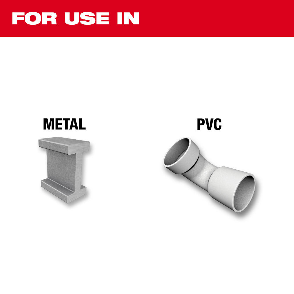 Milwaukee 49-22-4800 3pc SHOCKWAVE Impact Duty Thin Wall Hole Saw Set