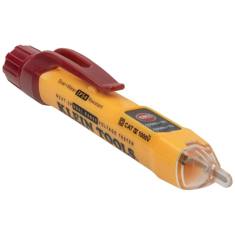 Klein Tools NCVT2PKIT Dual Range NCVT with Receptacle Tester Electrical Test Kit showing from a different angle