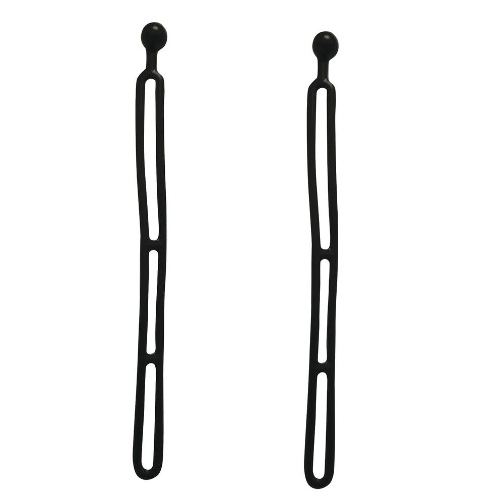 NoMarr Strap 15in x 1in Black Bungee - 2pk